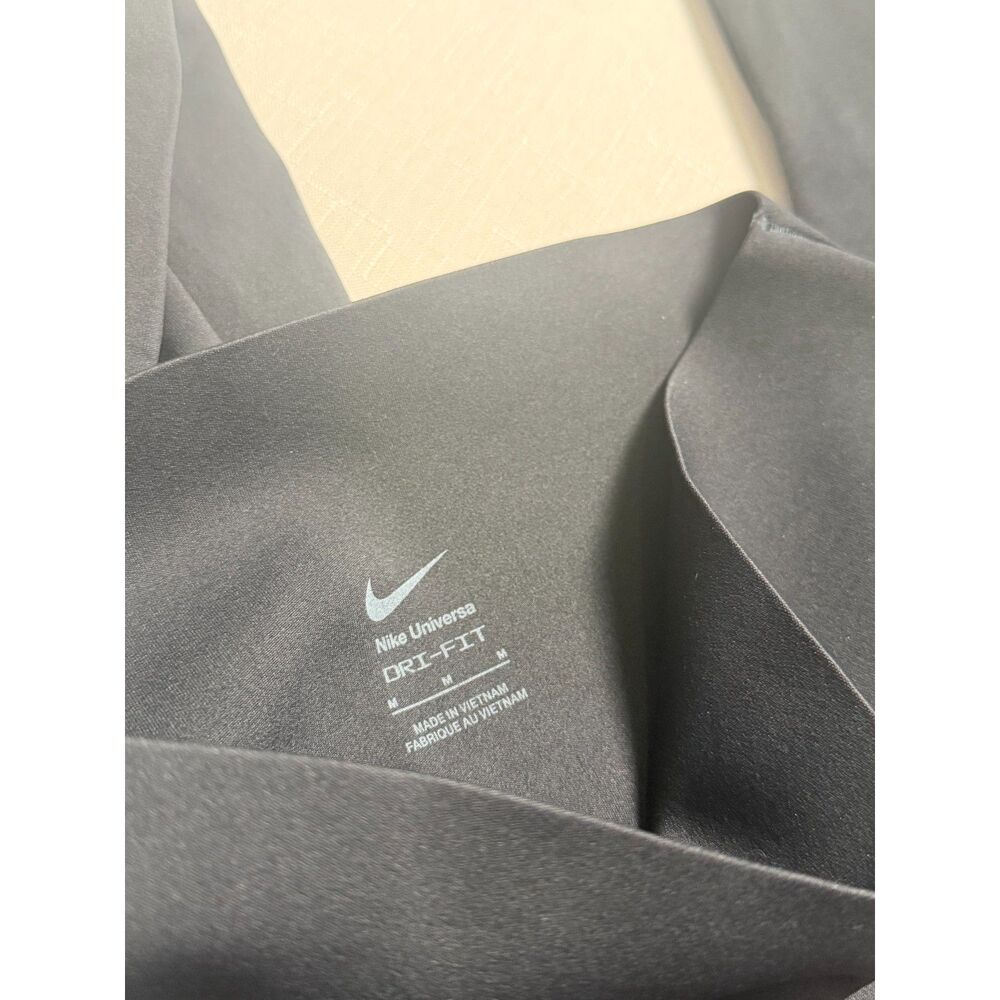 Nike Black High-Rise Dri-FIT Running Leggings Minimalist Athleisure Pockets M - Picture 4 of 4